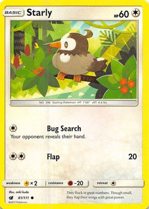 Starly 81/111 - Crimson Invasion - Poke-Collect