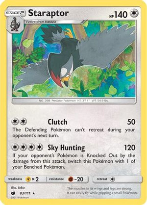 Staraptor 83/111 - Crimson Invasion - Poke-Collect