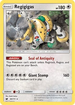 Regigigas 84/111 - SM  Crimson Invasion Reverse Holofoil - Poke-Collect