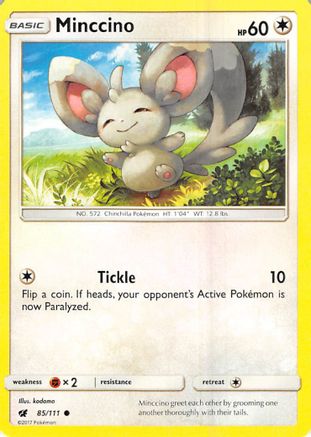 Minccino 85/111 - SM  Crimson Invasion - Poke-Collect