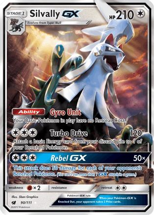 Silvally GX 90/111 - SM  Crimson Invasion Holofoil - Poke-Collect