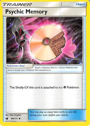 Psychic Memory 98/111 - SM  Crimson Invasion - Poke-Collect