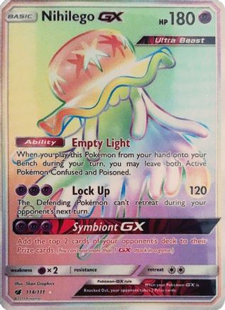 Nihilego-GX 114/111 - Crimson Invasion Holofoil - Poke-Collect
