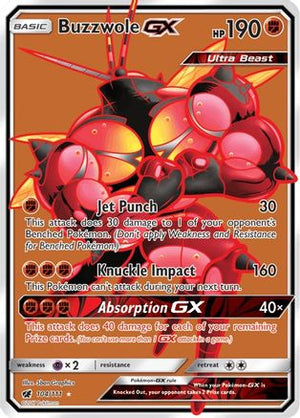 Buzzwole-GX 104/111 - Crimson Invasion Holofoil - Poke-Collect