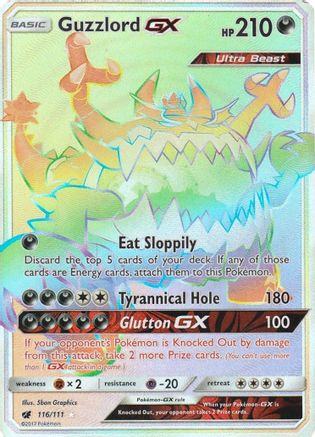 Guzzlord-GX 116/111 - Crimson Invasion Holofoil - Poke-Collect