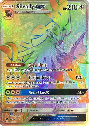Silvally GX (Secret) 119/111 - SM  Crimson Invasion Holofoil - Poke-Collect