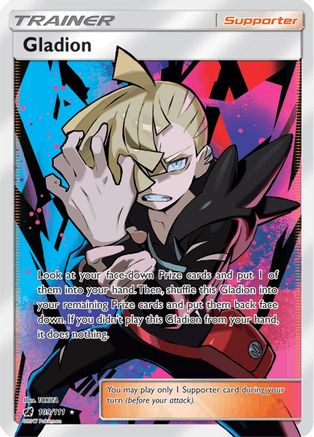 Gladion (Full Art) 109/111 - SM  Crimson Invasion Holofoil - Poke-Collect