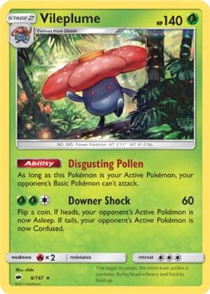 Vileplume - 6/147 (Prerelease Kit Exclusive) 6 - Deck Exclusives