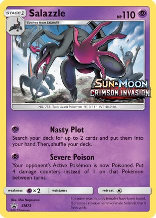 Salazzle SM73/248 - SM Black Star Promos Holofoil - Poke-Collect
