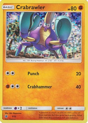 Crabrawler - 7/12 7/12 - McDonalds Promos 2017 Holofoil - Poke-Collect