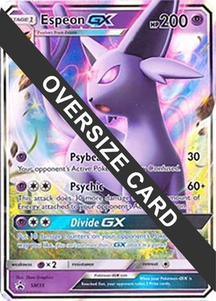 Espeon GX - SM35 (SM Black Star Promos) SM35 - Jumbo Cards Holofoil - Poke-Collect