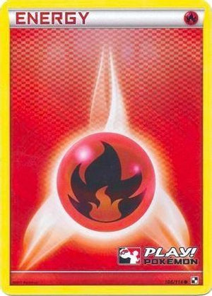 Fire Energy - 106/114 (Play! Pokemon) 106 - League & Championship Cards Holofoil - Poke-Collect