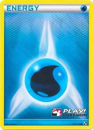 Water Energy - 107/114 (Play! Pokemon) 107 - League & Championship Cards Holofoil - Poke-Collect