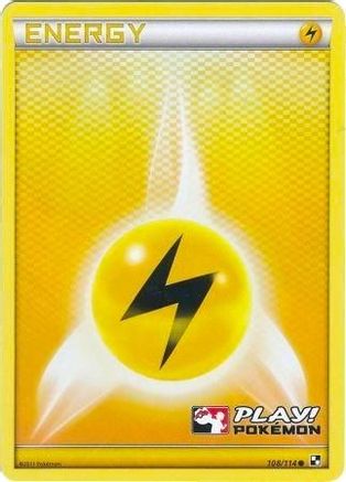 Lightning Energy - 108/114 (Play! Pokemon) 108 - League & Championship Cards Holofoil - Poke-Collect