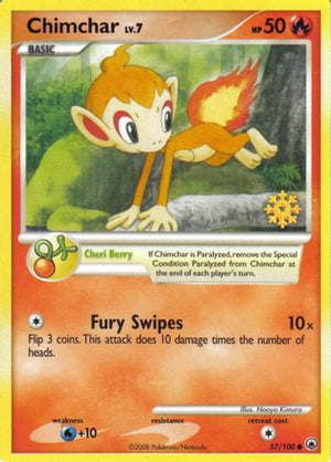 Chimchar - 57/100 57 - Countdown Calendar Promos