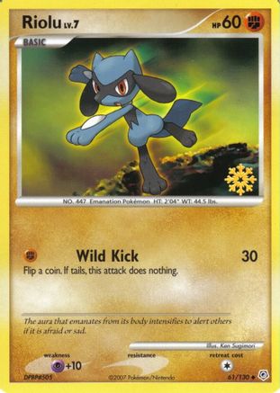 Riolu - 61/130 61 - Countdown Calendar Promos - Poke-Collect