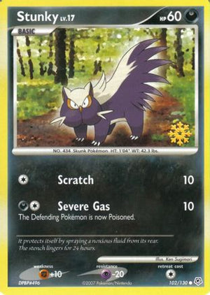 Stunky - 102/130 102 - Countdown Calendar Promos - Poke-Collect