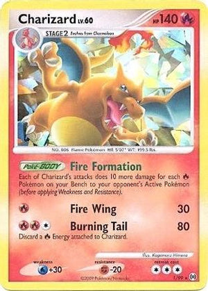 Charizard - 1/99 (Cracked Ice Holo) 1 - Miscellaneous Cards & Products Holofoil