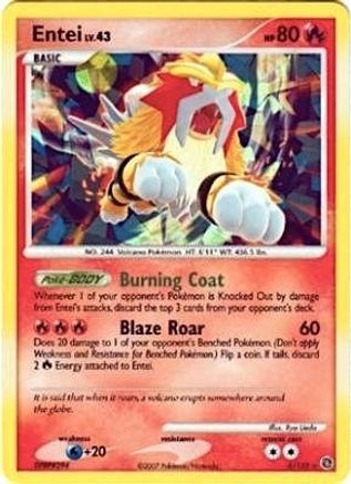 Entei - 4/132 (Cracked Ice Holo) 4 - Miscellaneous Cards & Products Holofoil - Poke-Collect