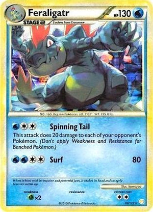 Feraligatr - 20/123 (Cracked Ice Holo) 20 - Deck Exclusives Holofoil - Poke-Collect