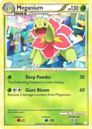 Meganium - 26/123 (Cracked Ice Holo) 26 - Deck Exclusives Holofoil - Poke-Collect