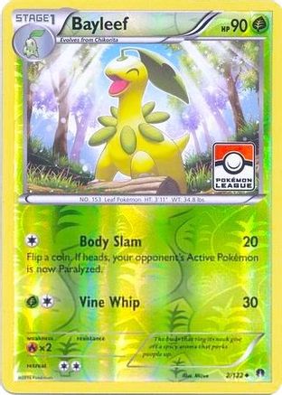 Bayleef - 2/122 (Pokemon League) 2 - League & Championship Cards Reverse Holofoil - Poke-Collect