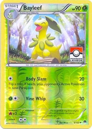 Bayleef - 2/122 (Pokemon League) 2 - League & Championship Cards Reverse Holofoil - Poke-Collect