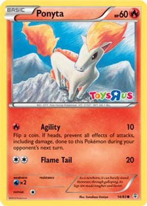 Ponyta - 14/83 (Toys R Us Promo) 14 - Miscellaneous Cards & Products Holofoil - Poke-Collect