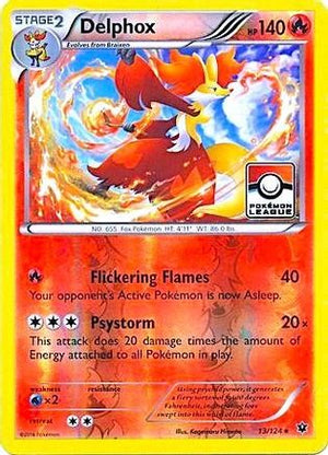 Delphox - 13/124 (Pokemon League) 13 - League & Championship Cards Reverse Holofoil