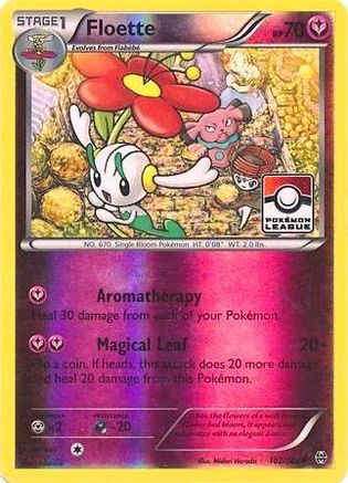 Floette - 102/162 (Pokemon League) 102 - League & Championship Cards Reverse Holofoil - Poke-Collect
