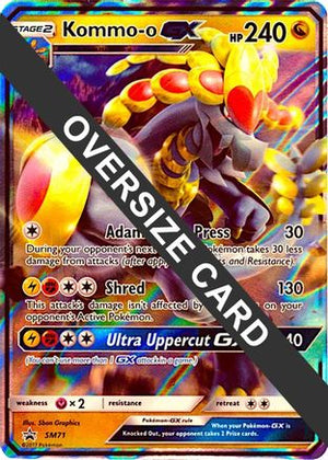 Kommo-o GX - SM71 (SM Black Star Promo) SM71 - Jumbo Cards Holofoil - Poke-Collect