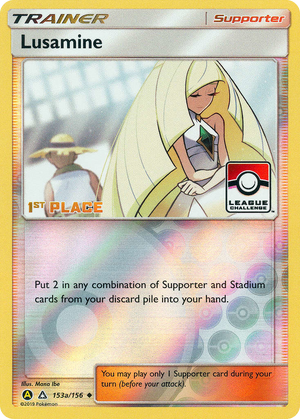 Lusamine 153a/156 - Ultra Prism Reverse Holofoil