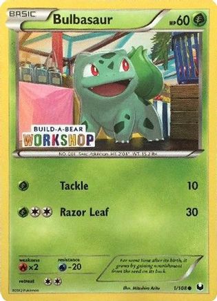 Bulbasaur - 1/108 (Build-A-Bear Workshop Exclusive) 1 - Miscellaneous Cards & Products - Poke-Collect