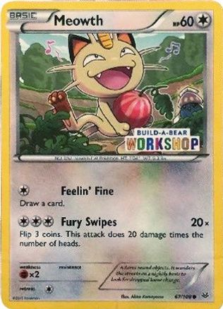 Meowth - 67/108 (Build-A-Bear Workshop Exclusive) 67 - Miscellaneous Cards & Products - Poke-Collect