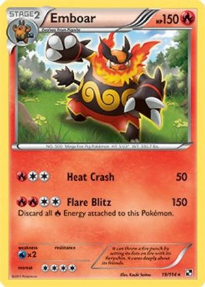 Emboar - 19/114 19 - Deck Exclusives - Poke-Collect