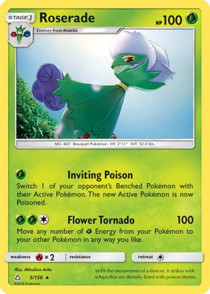 Roserade 5/156 - Ultra Prism Reverse Holofoil - Poke-Collect