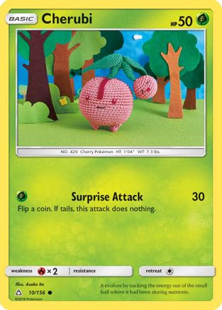 Cherubi 10/156 - SM  Ultra Prism - Poke-Collect
