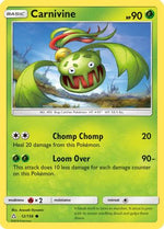 Carnivine 12/156 - SM  Ultra Prism Reverse Holofoil - Poke-Collect