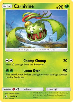 Carnivine 12/156 - SM  Ultra Prism - Poke-Collect