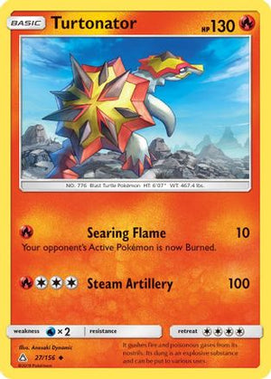 Turtonator 27/156 - Ultra Prism Reverse Holofoil - Poke-Collect