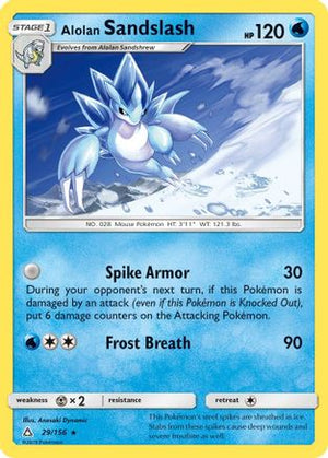 Alolan Sandslash 29/156 - Ultra Prism - Poke-Collect