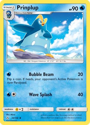 Prinplup 33/156 - SM  Ultra Prism - Poke-Collect