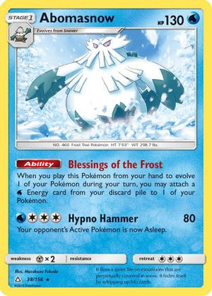 Abomasnow 38/156 - Ultra Prism - Poke-Collect