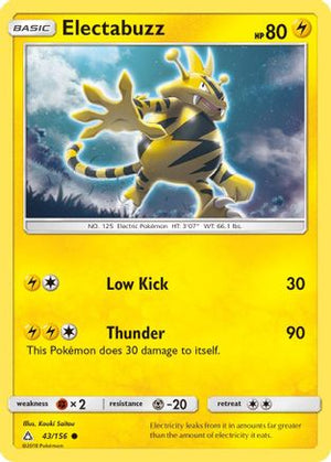 Electabuzz 43/156 - Ultra Prism Reverse Holofoil - Poke-Collect