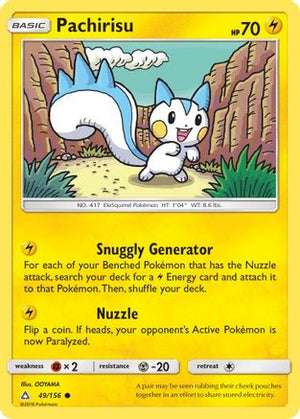 Pachirisu 49/156 - Ultra Prism Reverse Holofoil - Poke-Collect