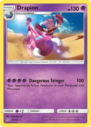 Drapion 55/156 - SM  Ultra Prism - Poke-Collect