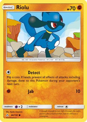 Riolu 66/156 - Ultra Prism Reverse Holofoil - Poke-Collect