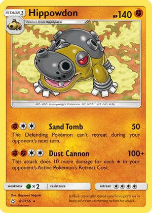 Hippowdon 69/156 - SM  Ultra Prism - Poke-Collect