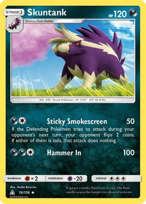 Skuntank 76/156 - Ultra Prism Reverse Holofoil - Poke-Collect