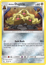 Alolan Dugtrio 79/156 - Ultra Prism Reverse Holofoil - Poke-Collect